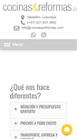 Mobile Screenshot of cocinasyreformas.com